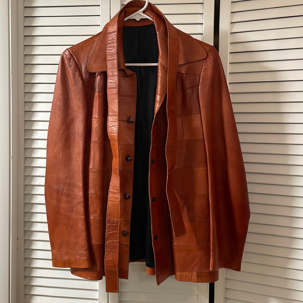 Women’s vintage leather jacket